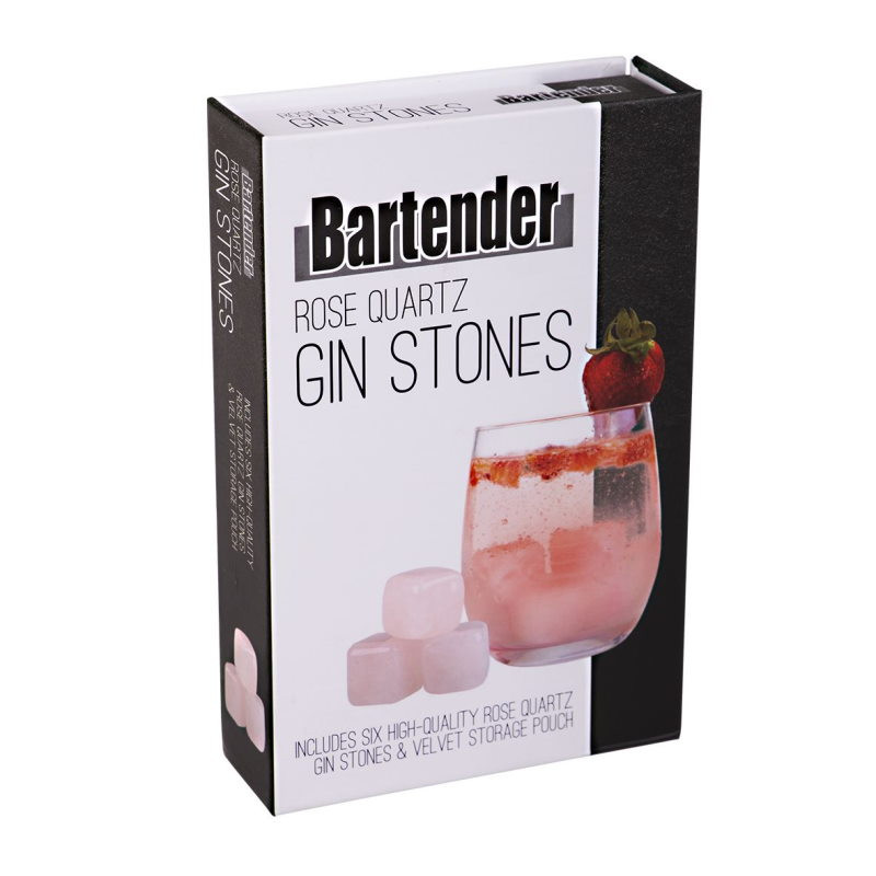 Bartender Rose Quartz Gin Stones