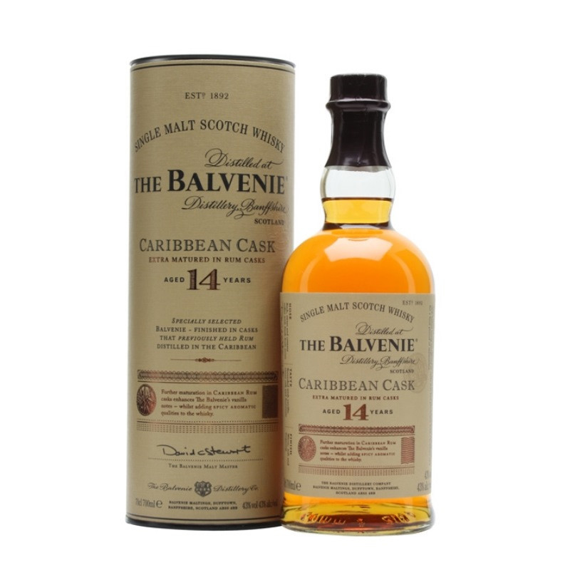 The Balvenie Caribbean Cask 14 Year Old Single Malt Whisky