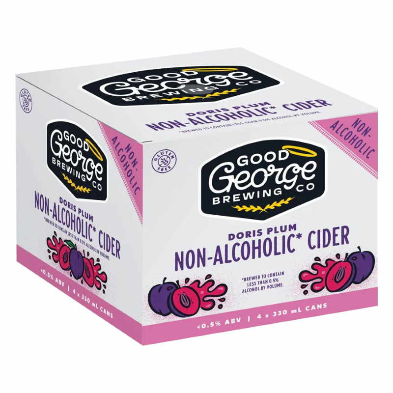 Good George Non Alcoholic Doris Plum Cider
