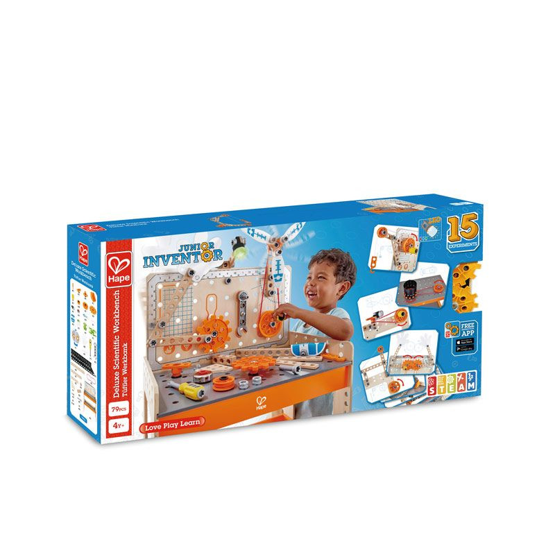 Hape Junior Inventor Deluxe Scientific Work Bench - Moore 