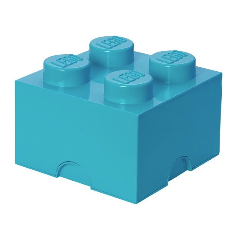 Lego Storage Brick 4 Cool Teal