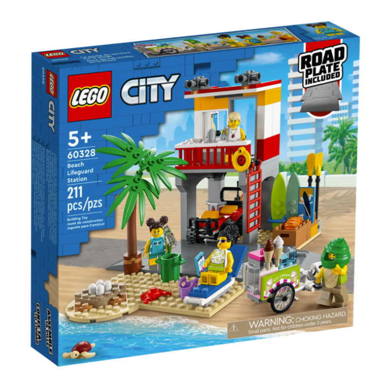 Lego City Beach Lifeguard Station