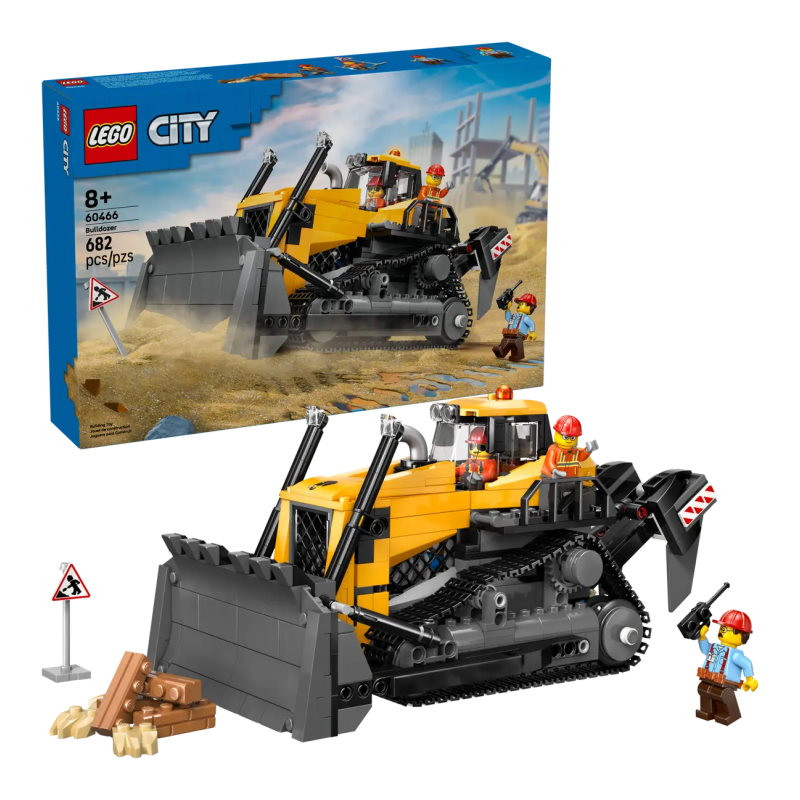 LEGO City Yellow Bulldozer 60466