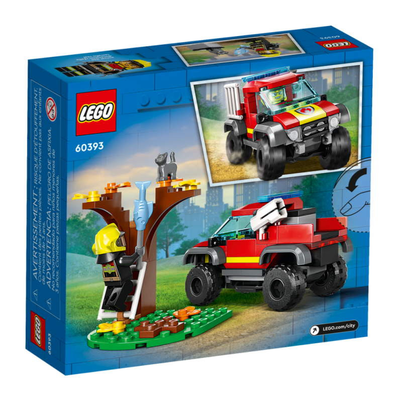 LEGO City 4x4 Fire Truck Rescue - Moore Wilson's