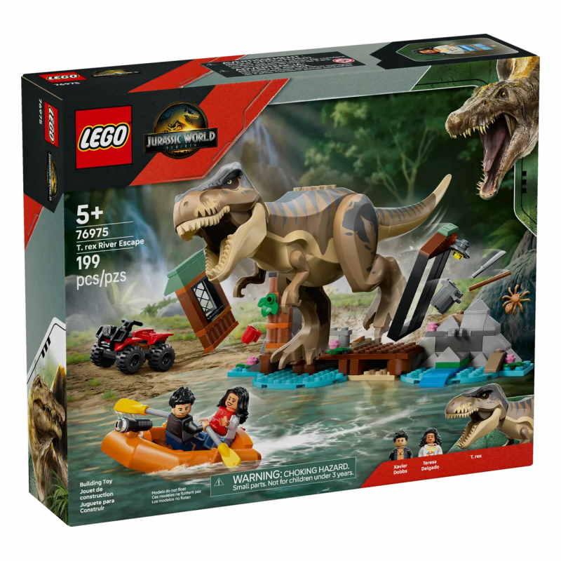 LEGO Jurassic World T. rex River Escape