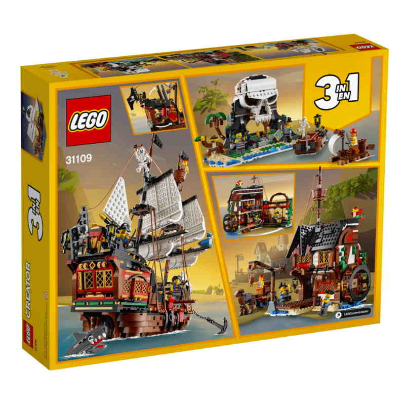 3 in 1 creator pirate ship