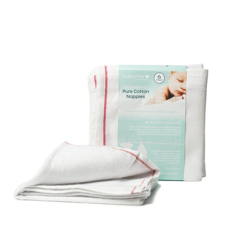 Baby First Pure Cotton Nappies