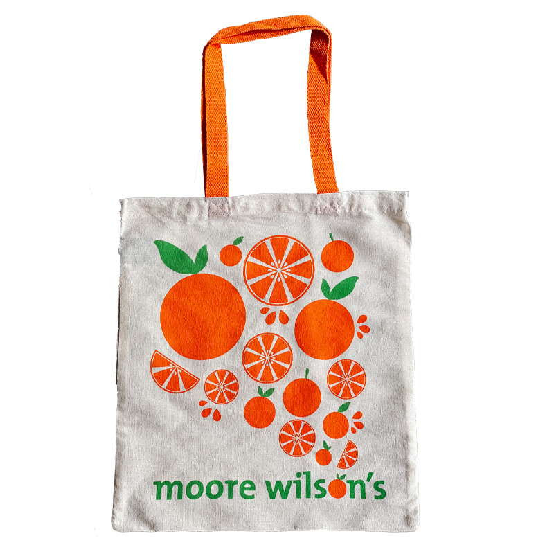 Moore Wilson's Reusable Calico Bag Fresh Oranges