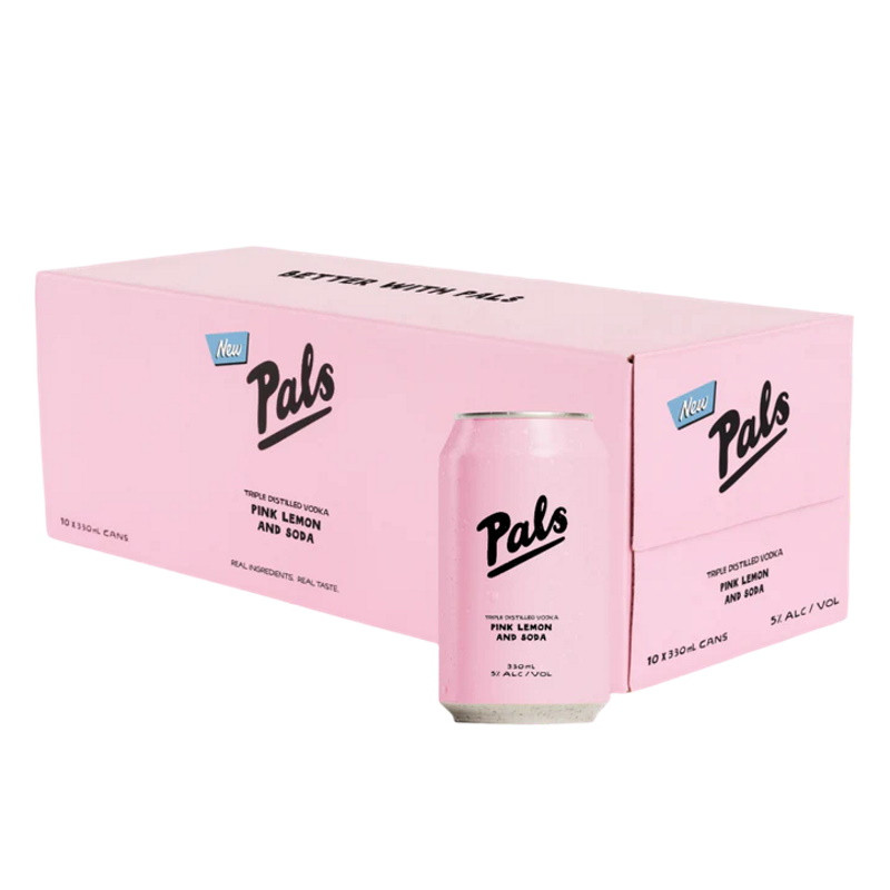 Pals Vodka Pink Lemon and Soda