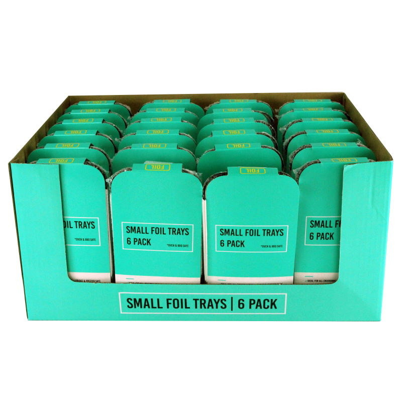 Snazzee SMALL Foil Trays & Lids x6