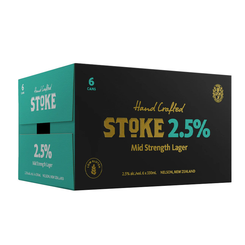 Stoke 2.5% 330ml 6pk Cans