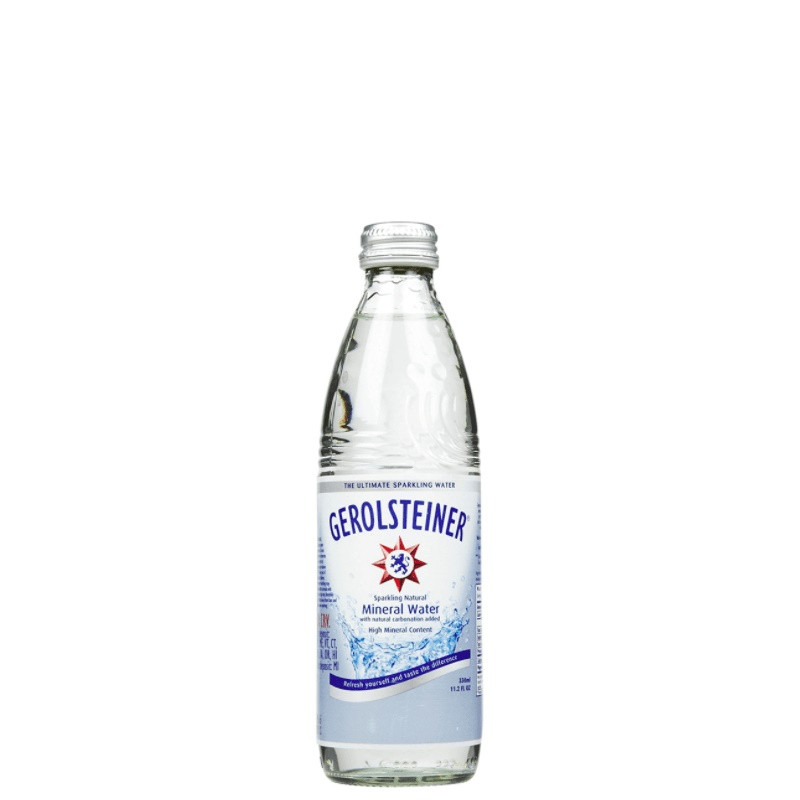 Gerolsteiner Sparkling Mineral Water 330ml Glass Bottle Moore Wilson S
