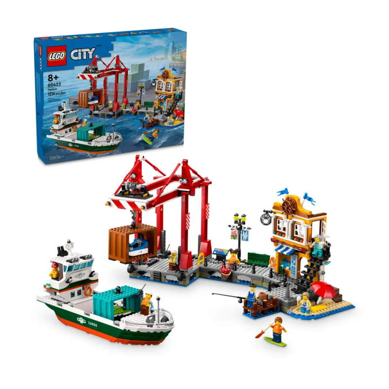 LEGO City Seaside Harbor with Cargo Ship Moore Wilson s