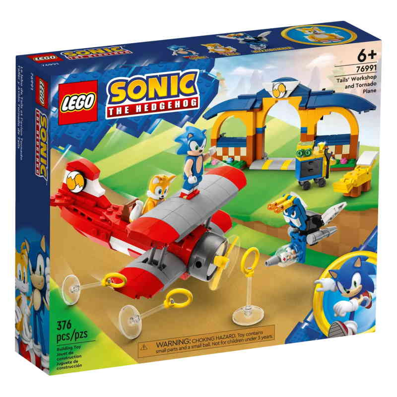 Lego Sonic the Hedgehog Tails' Workshop & Tornado Plane - Moore Wilson's