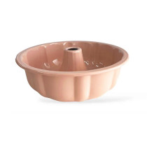 Dishy Enamel Bundt Pan Clay Pink 