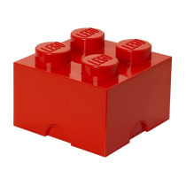 Lego Storage Brick 4 Red 