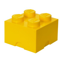 Lego Storage Brick 4 Yellow