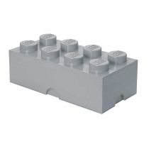 Lego Storage Brick 8 Dark Grey