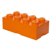 Lego Storage Brick 8 Orange