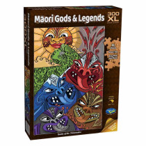 Maori Gods & Legends Puzzle - Battle Of The Mountains