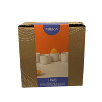 Mikasa Chalk 4 Piece Porcelain Egg Cup