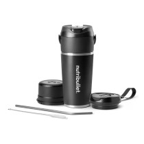 Nutribullit Flip Stainless Steel Black Personal Blender