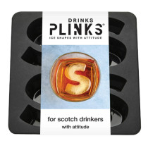 Plinks S for Scotch Drinkers Ice Tray