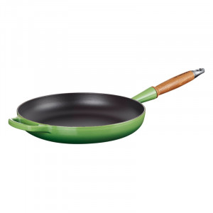 Le Creuset Frying Pan with Wooden Handle