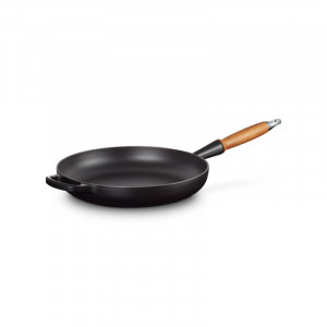 Le Creuset Frying Pan With Wooden Handle