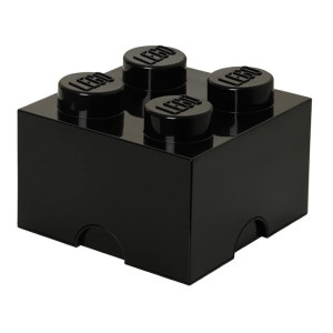Lego Storage Brick 4 Black