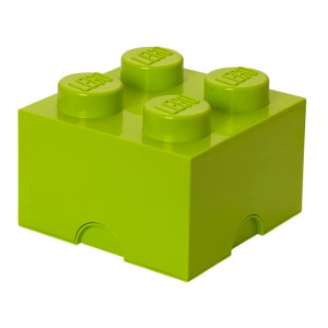 Lego Storage Brick 4 Lime Green