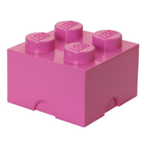 Lego Storage Brick 4 Pink