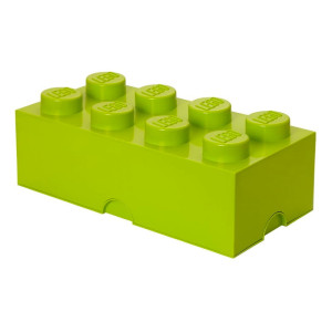 Lego Storage Brick 8 Lime Green