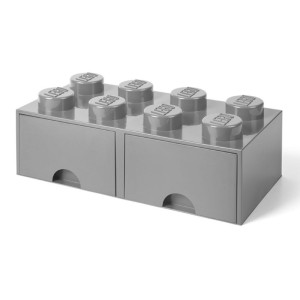 Lego Storage Drawer 8 Dark Grey