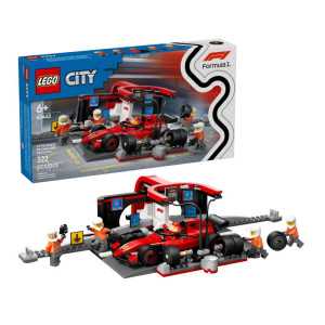 LEGO City F1 Pit Stop & Pit Crew with Ferrari Car