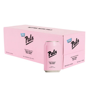 Pals Vodka Pink Lemon and Soda
