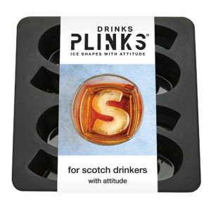 Plinks S for Scotch Drinkers Ice Tray