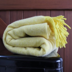 Mt Somers Wool Throws Yellow