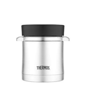 Thermos Vacuum Insulated Sleeve with Microwavable Food Jar