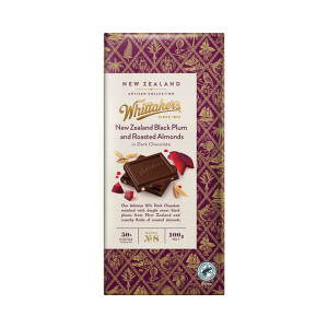 Whittakers Black Plum & Roasted Almond 100g