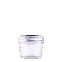Ball Regular Mouth 4oz Quilted Glass Preserving Jar