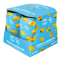 (S) GP Steak & Cheese Pie 330ml 4pk