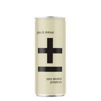 Plus Minus Prosecco Zero Alc 250ml 4pk