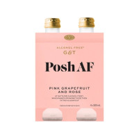 Posh AF Pink Grapefruit & Rose Alcohol Free 'G&T'