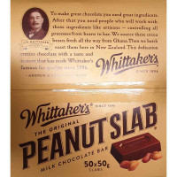 Whittakers Peanut Slab Wrap 50gx50