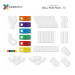 Connetix Rainbow Ball Run 92 Piece
