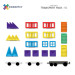 Connetix Rainbow Transport 50 Piece