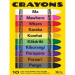 Coloured Crayons in Te Reo Maori & English