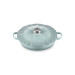 Le Creuset Petal Shallow Casserole Dish Sea Salt