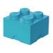 Lego Storage Brick 4 Cool Teal